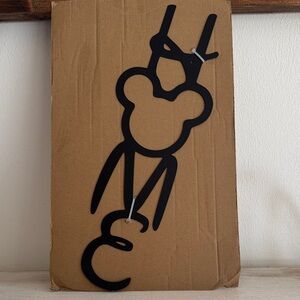 Disney Theme Black Metal Wall Art Decor